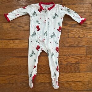 Kyte BABY White and Red Kids Footie